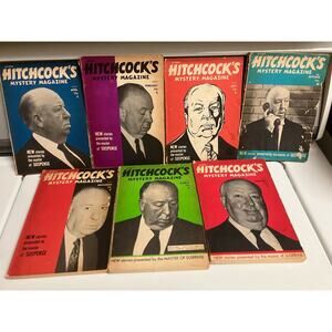 Alfred Hitchcock Mystery Magazine Lot 1975, Vintage, Thriller, Horror, VTG, 70s
